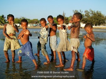 Malagasy children posing, Tulear